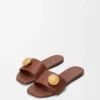 Pebble-sandaler i mykt kalveskinn Pebble-sandaler i mykt kalveskinn