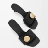 Pebble-sandaler i mykt kalveskinn Pebble-sandaler i mykt kalveskinn