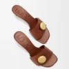 Pebble-sandaler i mykt kalveskinn Pebble-sandaler i mykt kalveskinn