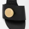 Pebble-sandaler i mykt kalveskinn Pebble-sandaler i mykt kalveskinn