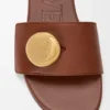 Pebble-sandaler i mykt kalveskinn Pebble-sandaler i mykt kalveskinn