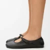 Pebble Soft-ballerinasko i nappa-lammeskinn Pebble Soft-ballerinasko i nappa-lammeskinn