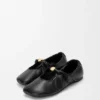 Pebble Soft-ballerinasko i nappa-lammeskinn Pebble Soft-ballerinasko i nappa-lammeskinn