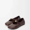 Pebble Soft-ballerinasko i nappa-lammeskinn Pebble Soft-ballerinasko i nappa-lammeskinn