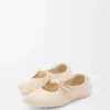 Pebble Soft-ballerinasko i nappa-lammeskinn