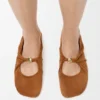Pebble Soft ballerinasko i semsket geiteskinn Pebble Soft ballerinasko i semsket geiteskinn