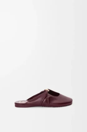 Pebble Soft-mule i nappa-lammeskinn
