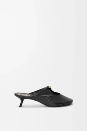 Pebble Soft-mule i nappa-lammeskinn