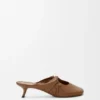Pebble Soft-mule i nappa-lammeskinn Pebble Soft-mule i nappa-lammeskinn