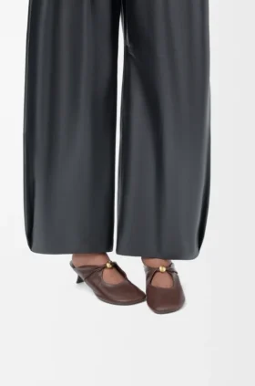 Pebble Soft-mule i nappa-lammeskinn Pebble Soft-mule i nappa-lammeskinn