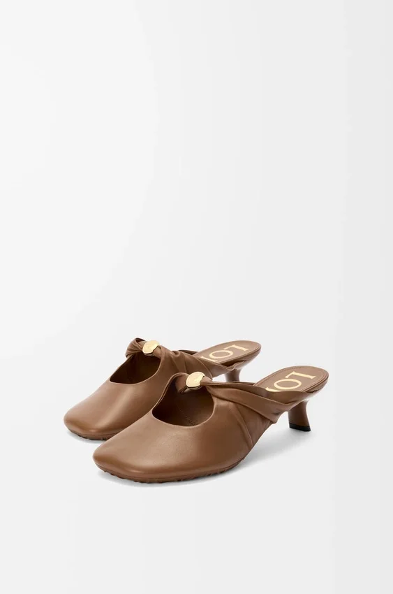 Pebble Soft-mule i nappa-lammeskinn Pebble Soft-mule i nappa-lammeskinn