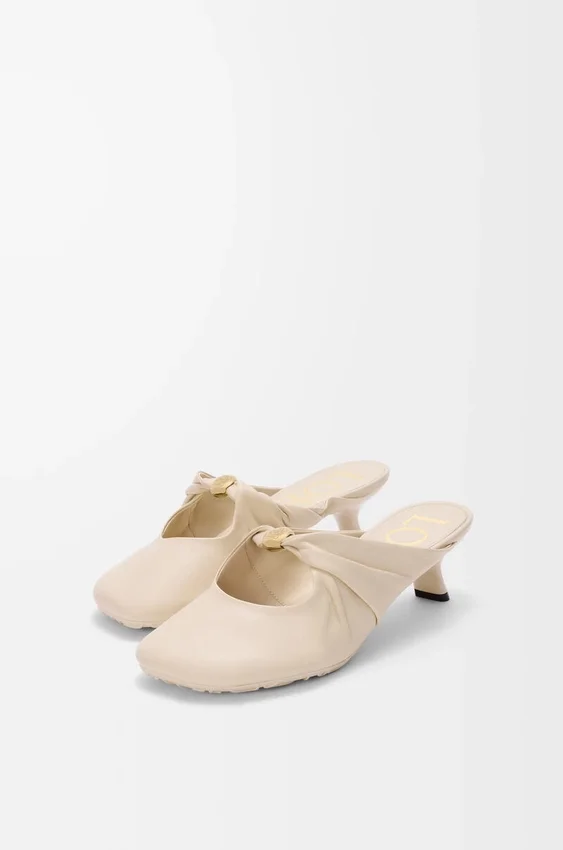 Pebble Soft-mule i nappa-lammeskinn Pebble Soft-mule i nappa-lammeskinn