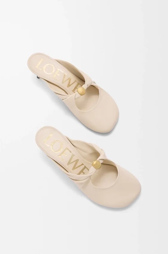 Pebble Soft-mule i nappa-lammeskinn Pebble Soft-mule i nappa-lammeskinn