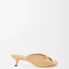Pebble Soft-sandaler i stoff med raffia-effekt Pebble Soft-sandaler i stoff med raffia-effekt