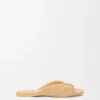 Pebble Soft-sandaler i stoff med raffia-effekt Pebble Soft-sandaler i stoff med raffia-effekt