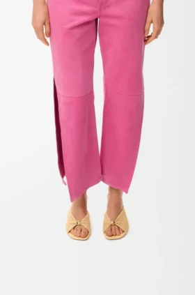 Pebble Soft-sandaler i stoff med raffia-effekt