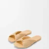 Pebble Soft-sandaler i stoff med raffia-effekt Pebble Soft-sandaler i stoff med raffia-effekt