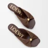 Pebble Soft-sandaler i stoff med raffia-effekt Pebble Soft-sandaler i stoff med raffia-effekt