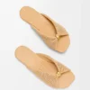 Pebble Soft-sandaler i stoff med raffia-effekt Pebble Soft-sandaler i stoff med raffia-effekt