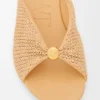 Pebble Soft-sandaler i stoff med raffia-effekt Pebble Soft-sandaler i stoff med raffia-effekt