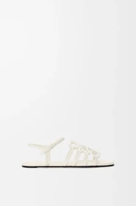 Petal-anagram-sandal i kalveskinn