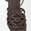 Petal-anagram-sandal i kalveskinn Petal-anagram-sandal i kalveskinn