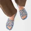 Petal Anagram-sandaler i brodert lerret Petal Anagram-sandaler i brodert lerret