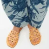 Petal Anagram-sandaler i brodert lerret Petal Anagram-sandaler i brodert lerret