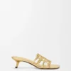 Petal Anagram-sandaler i laminert lammeskinn Petal Anagram-sandaler i laminert lammeskinn