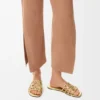 Petal Anagram-sandaler i laminert lammeskinn Petal Anagram-sandaler i laminert lammeskinn