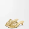 Petal Anagram-sandaler i laminert lammeskinn Petal Anagram-sandaler i laminert lammeskinn