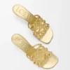 Petal Anagram-sandaler i laminert lammeskinn Petal Anagram-sandaler i laminert lammeskinn
