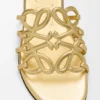 Petal Anagram-sandaler i laminert lammeskinn Petal Anagram-sandaler i laminert lammeskinn