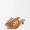 «Petal Anagram»-sandaler i mykt kalveskinn «Petal Anagram»-sandaler i mykt kalveskinn