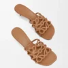 «Petal Anagram»-sandaler i mykt kalveskinn «Petal Anagram»-sandaler i mykt kalveskinn