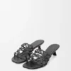 «Petal Anagram»-sandaler i mykt kalveskinn «Petal Anagram»-sandaler i mykt kalveskinn