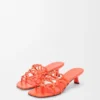 «Petal Anagram»-sandaler i mykt kalveskinn «Petal Anagram»-sandaler i mykt kalveskinn