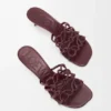 «Petal Anagram»-sandaler i mykt kalveskinn «Petal Anagram»-sandaler i mykt kalveskinn