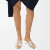 «Petal Anagram»-sandaler i mykt kalveskinn «Petal Anagram»-sandaler i mykt kalveskinn