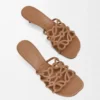«Petal Anagram»-sandaler i mykt kalveskinn «Petal Anagram»-sandaler i mykt kalveskinn