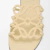 Petal Anagram-sandaler i semsket skinn med strass Petal Anagram-sandaler i semsket skinn med strass