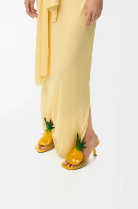 Petal-ananas-sandal i PVC