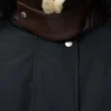 Pufferjakke i shearling og bomullsblanding Pufferjakke i shearling og bomullsblanding