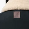 Puffervest i shearling og bomullsblanding Puffervest i shearling og bomullsblanding