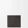 Puzzle-lommebok med to folder i mykt, kornet kalveskinn