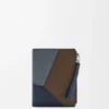 Puzzle Slim kompakt lommebok i klassisk kalveskinn
