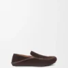 Rambla-Loafer i kalveskinn i semsket skinn