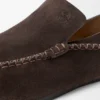 Rambla-Loafer i kalveskinn i semsket skinn