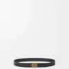 Reversible Anagram belt in supple grained calfskin Reversible Anagram belt in supple grained calfskin