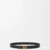 Reversible Anagram belt in supple grained calfskin Reversible Anagram belt in supple grained calfskin